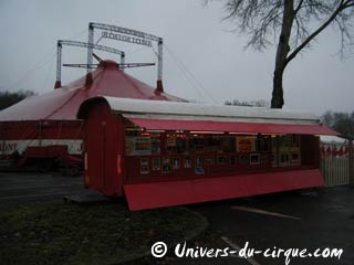 Tournées des principaux cirques français en mars 2010 