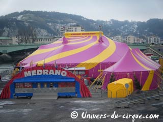 Tournées des principaux cirques français en mars 2010 