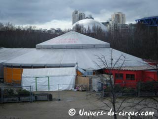 La pittoresque semie-construction du Cabaret Sauvage à Paris