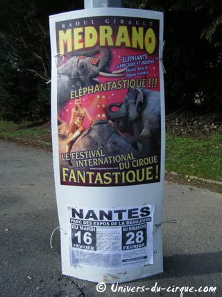 Loire-Atlantique: retour en images sur le séjour 2010 du cirque Medrano à Nantes