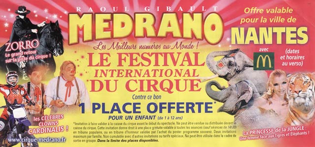 Loire Atlantique: retour en images sur le séjour 2010 du cirque Medrano à Nantes (suite)