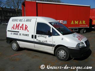 Maine-et-Loire: le cirque Amar arrive à Angers