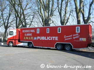 Maine-et-Loire: le cirque Amar arrive à Angers