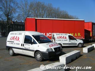 Maine-et-Loire: le cirque Amar arrive à Angers