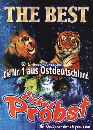 Allemagne: début de la tournée 2010 du Zirkus Probst le 18 mars prochain