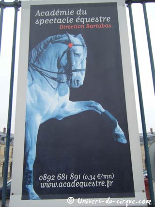 Yvelines: la saison 2010 de l'Académie du spectacle équestre de Versailles