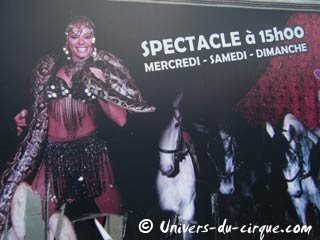 Paris: le cirque Diana Moreno-Bormann fidèle au poste