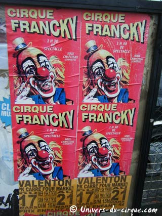 Le cirque Francky en tournée en région parisienne