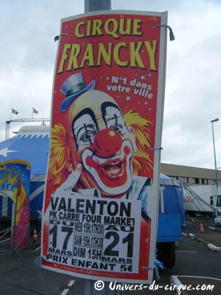 Le cirque Francky en tournée en région parisienne