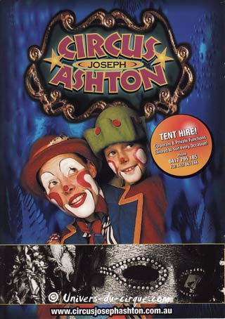 Un grand nom du cirque australien: le Circus Joseph Ashton