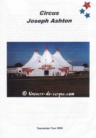 Un grand nom du cirque australien: le Circus Joseph Ashton