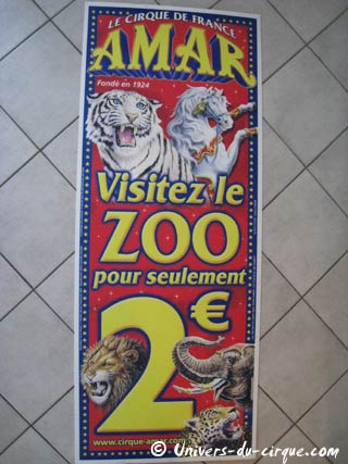 Découvrez la nouvelle affiche du zoo Amar