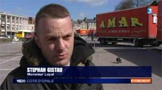 Le cirque Amar à Boulogne sur Mer sur France 3 Côte d'Opale