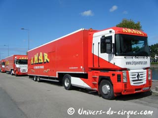 Tournées des principaux cirques français en avril 2010