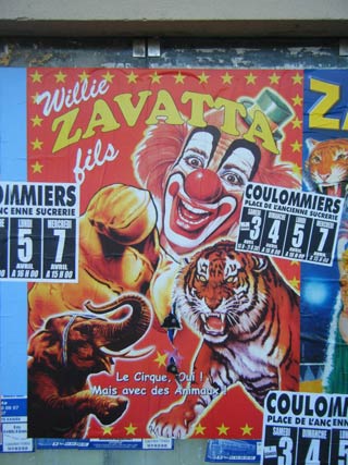 Seine-et-Marne: le cirque Willie Zavatta à Coulommiers jusqu'au 07 avril 2010