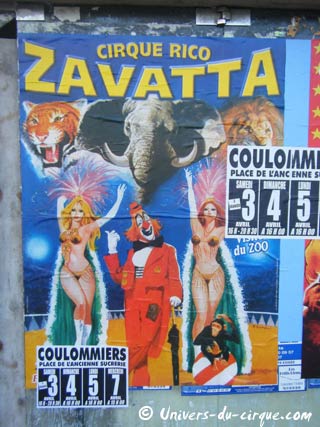 Seine-et-Marne: le cirque Willie Zavatta à Coulommiers jusqu'au 07 avril 2010