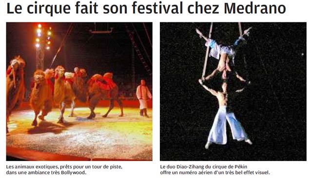 Bressuire: le cirque fait son festival chez Medrano