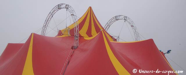 Le nouveau chapiteau du cirque Zavatta fils