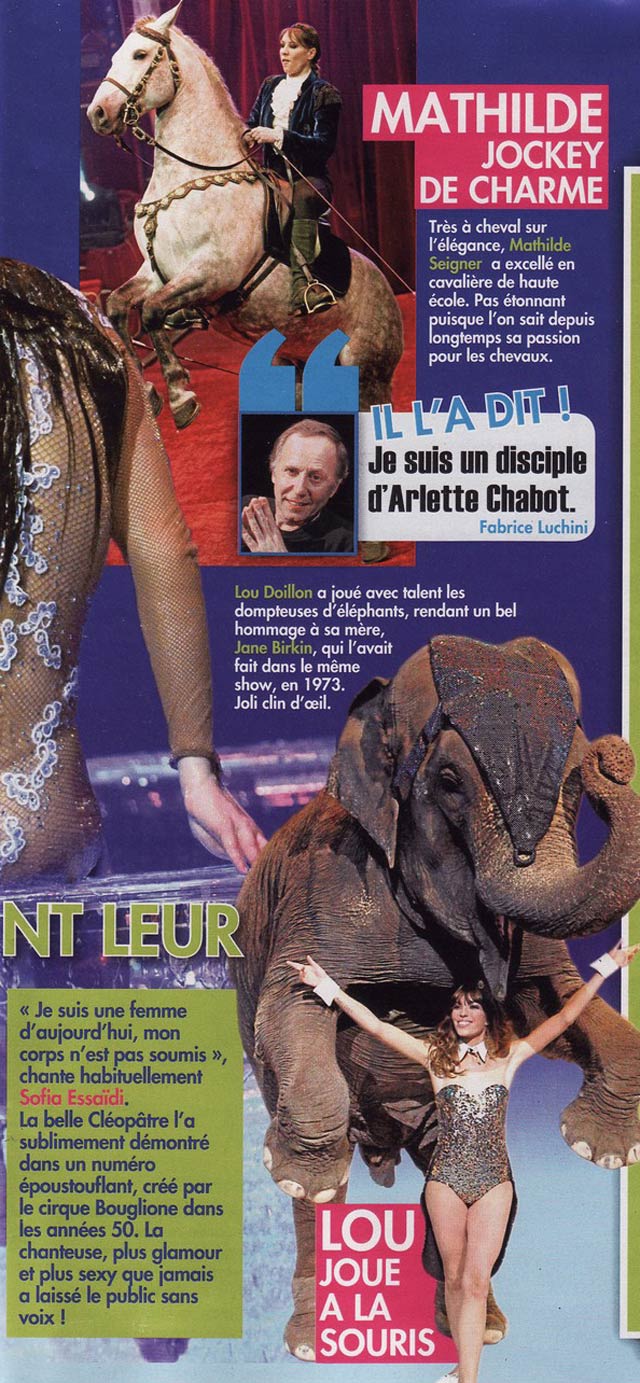 Revue de presse: le 49 Gala de l'Union des Artistes dans Ici Paris