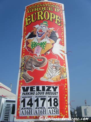 L'international cirque d'Europe en tournée dans les Yvelines