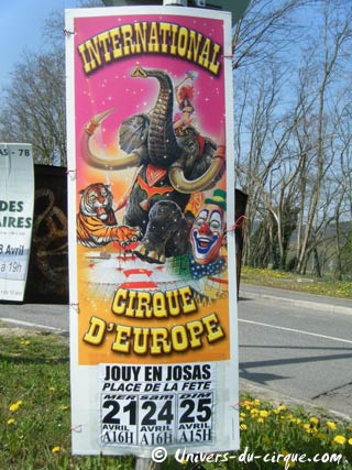 L'international cirque d'Europe en tournée dans les Yvelines