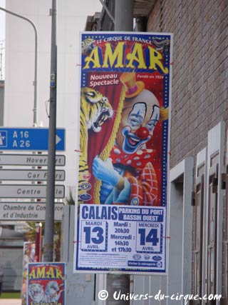 Succès pour le cirque Amar les 13 et 14 avril 2010 à Calais