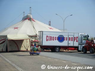 Le spectacle 2010 de l'international cirque d'Europe