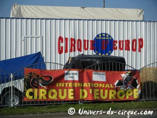 Le spectacle 2010 de l'international cirque d'Europe