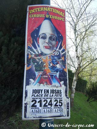 Yvelines: derniers jours de l'international cirque d'Europe à Jouy-en-Josas