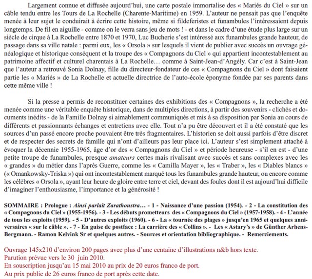 A paraître en juin 2010: 
