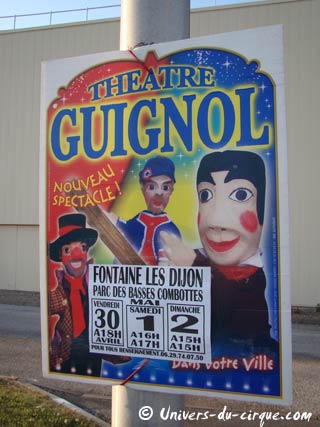 Côte d'Or: Guignol arrive à Fontaine les Dijon
