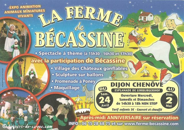 La Ferme de Bécassine à Chenôve jusqu'au 02 mai 2010