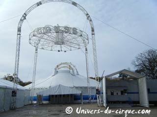 Principales tournées des cirques en juin 2010 à travers la France
