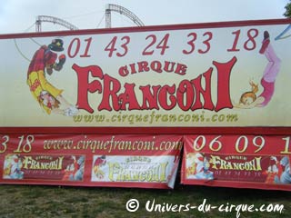 Principaux spectacles de cirque en région parisienne en juin 2010