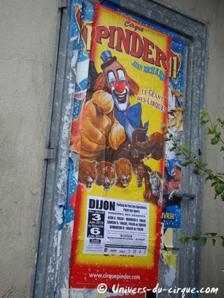 Bourgogne: le cirque Pinder à Dijon du 03 au 06 juin 2010