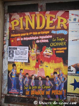 Bourgogne: le cirque Pinder à Dijon du 03 au 06 juin 2010