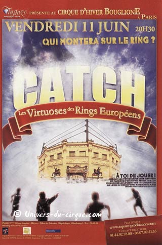 Soirée de catch au cirque d'hiver Bouglione de Paris le 11 juin 2010