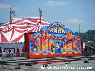 Le cirque Amar de retour dans les îles du littoral Atlantique au cours de l'été 2010