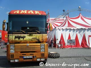 Le cirque Amar de retour dans les îles du littoral Atlantique au cours de l'été 2010