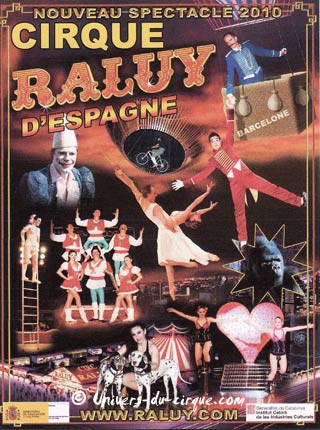 Début des spectacles du cirque Raluy sur l'île de la Réunion le 11 juin 2010