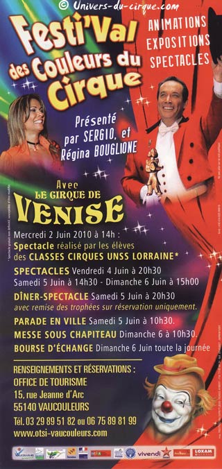 Le cirque de Venise en tournée dans le nord-est de la France