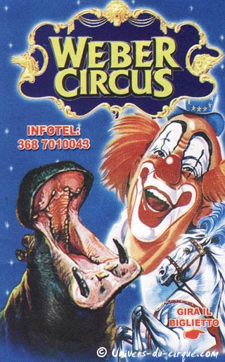 Le nouveau site Internet du Weber Circus en Italie