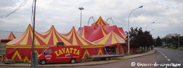 Le cirque Zavatta fils à Chalon sur Saone jusqu'au dimanche 20 juin 2010