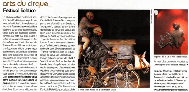 Le festival des arts du cirque 