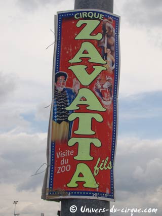 Le cirque Zavatta fils à Chenove du 23 juin au 04 juillet 2010
