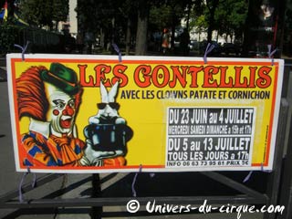 Le cirque Gontellis est arrivé dans le square Garibaldi à Paris