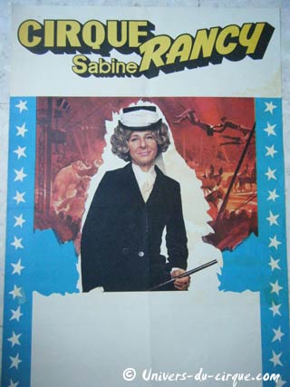 Décès de Sabine Rancy, la grande Dame du cirque français