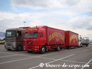 Retour en images sur l'arrivée et le montage du cirque Zavatta fils à Chenove