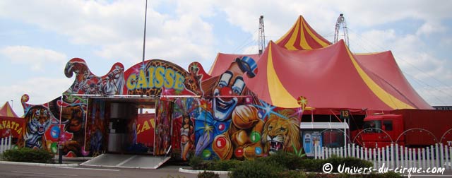 Retour en images sur l'arrivée et le montage du cirque Zavatta fils à Chenove