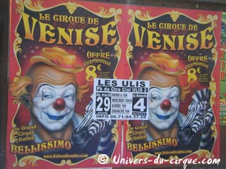 Essonne: le cirque de Venise aux Ulis du 29 juin au 04 juillet 2010